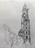 Loschenturm, 2020 Skizze