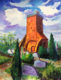 Ochsenturm-Imsum-2021Acryl-60x50