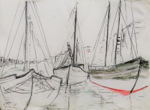 am neuen Hafen, 2020 Skizze