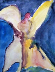 Hoffnung 2019,Aquarell 35x27
