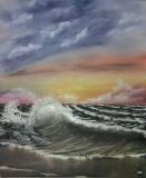Wellenschlag (nach Bob Ross), 2006