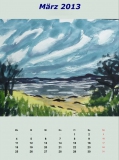 Boddenblick, 2009
Aquarell, 48x36