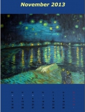 Sternennacht über der Rhone, 2007
(nach Vincent van Gogh)
Öl. 60x50