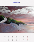 Abendstimmung am Meer, 2010, Öl, 70x50
