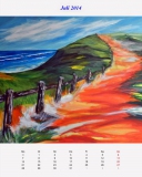 am hohen Ufer, 2013, Acryl, 60x50