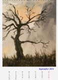 der Himmel bricht auf, 2010, Aquarell, 36x48