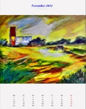 Kirchweg, 2013, Acryl, 60x50