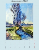 Bachlauf im Frühsommer, 2014,Aquarell, 27x35