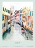 Venedig, 2010,
Fineliner/Aquarell, 20x28