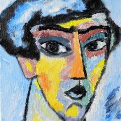 09-head-in-blue-nach-Alexej-von-Jawlensky-2008-Acryl-18x24