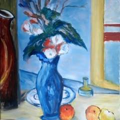 10-2010_blaue-Vase_nach-Cezanne