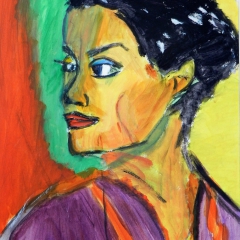 12-Zigeunermädchen-nach-Emil-Nolde-2009-Aquarell-36x48