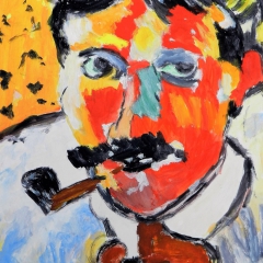 14-Andre-Derain-nach-Maurice-de-Vlaminck-2008-Acryl-36x48