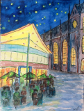 2021-Nachtcafe-Bremerhaven-Aquarell-48x36-klein
