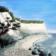 Kreidefelsen bei Sassnitz, 2004