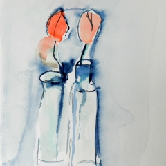 Stillleben mit Vasen, 2015