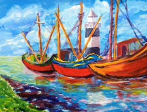 2021-Wremer-Hafen-Acryl-40x55-klein